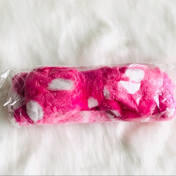 ๐New In Pack Polka Bow Hair Band Hair Tie Super Soft Stretchy Hairband - Picture 4 of 5